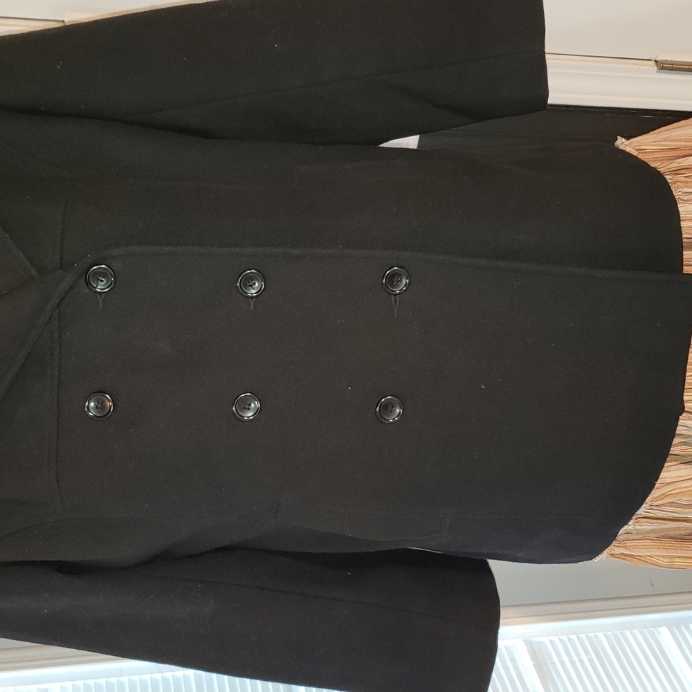 💘 HERMAN KAY WOOL BLEND DOUBLE-BREASTED PEA-COAT WOMENS SPORTS JACKET COAT - Picture 3 of 14